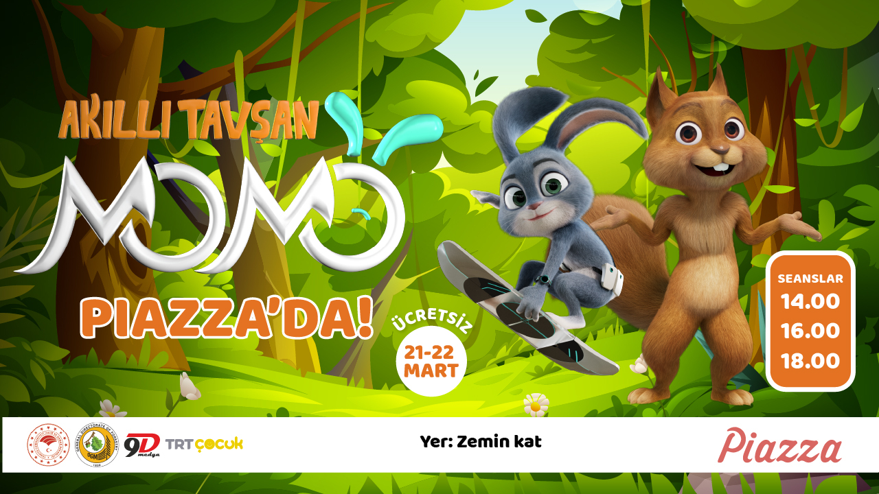  Smart Rabbit Momo is at Piazza!