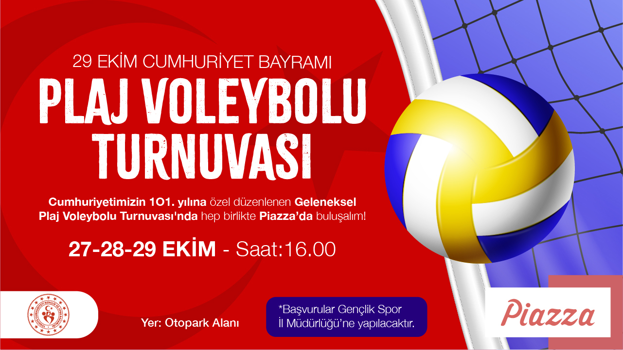 Piazza'da Plaj Voleybolu Turnuvası