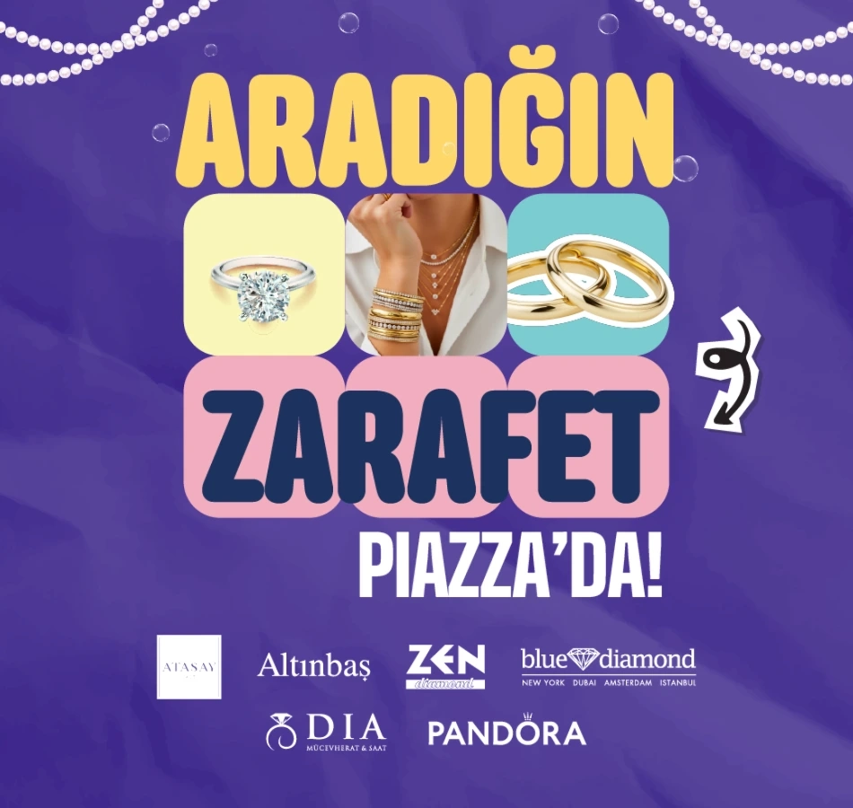 Senin Markaların Piazza'da!