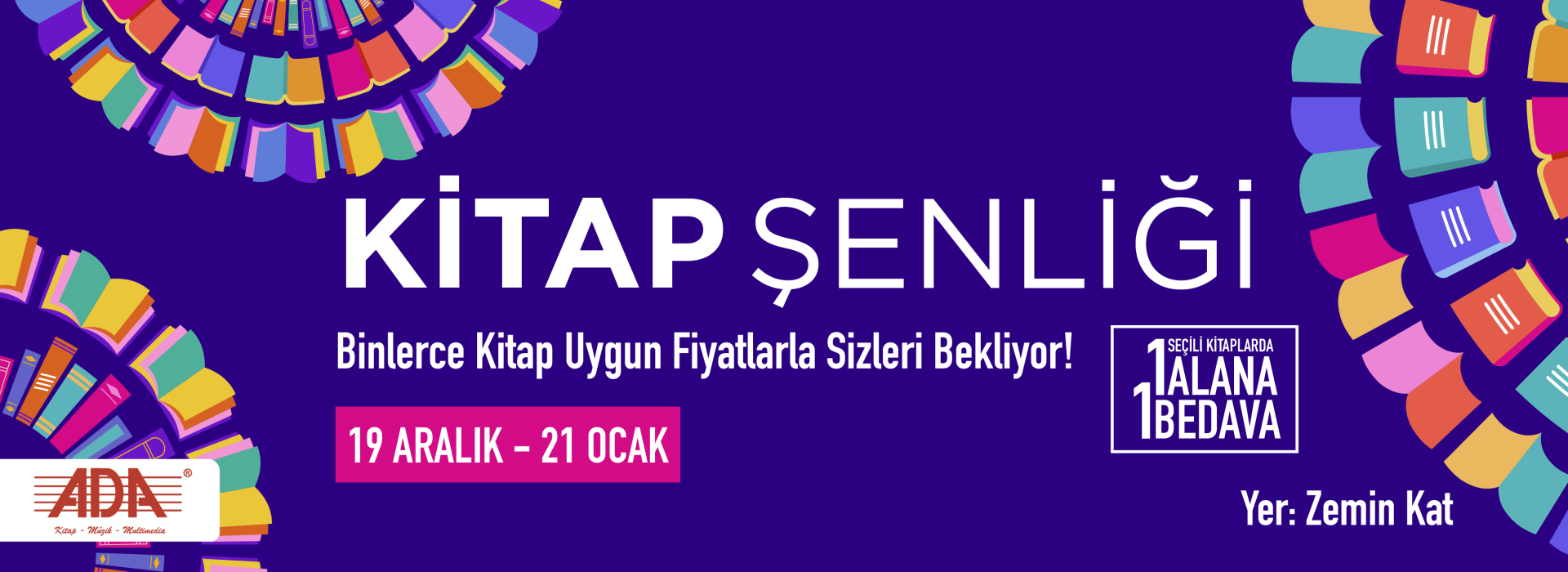 Kitap Şenliği Piazza'da!