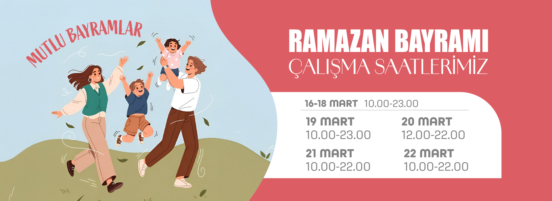 Bayram Çalışma Saatlerimiz