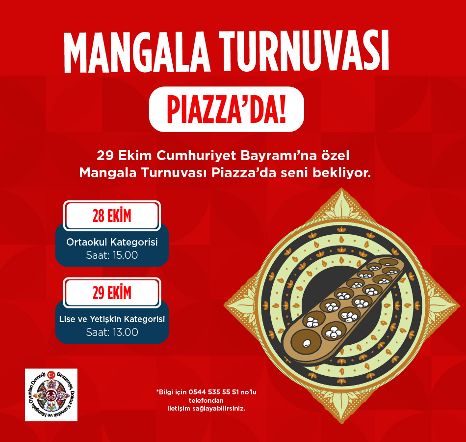 Mangala Turnuvası Piazza'da!