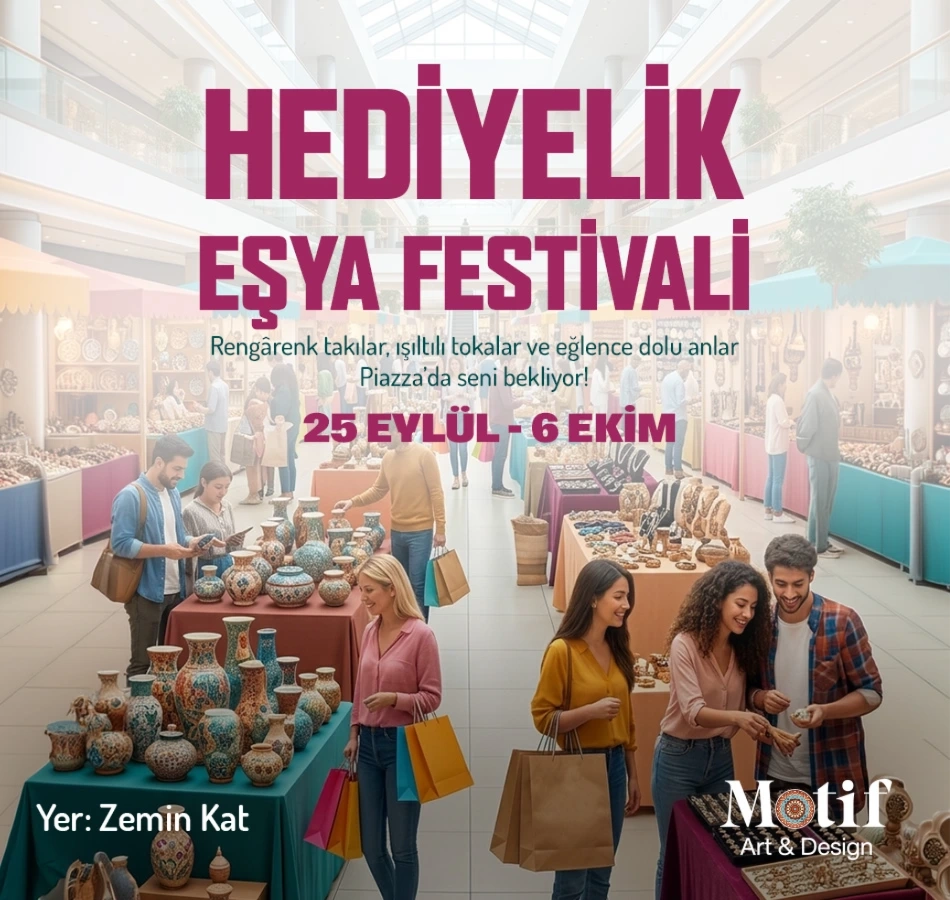 Hediyelik Eşya Festivali Piazza'da